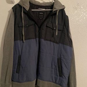 RVCA puffer vest jacket
